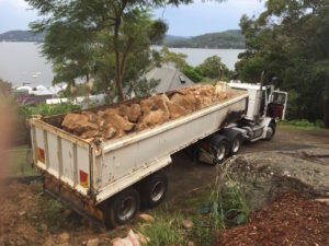 Rock Excavation in truck